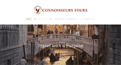 Desktop Screenshot of connoisseurstours.com